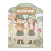 Herbruikbaar stickerboek - Jim & Rosa safari friends 